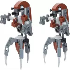 MOOXI-MOC 우주 전쟁 전투 드리오즈 구축함 드로이데카 빌딩 세트 크리에이티브 블록 장난감 (86개)