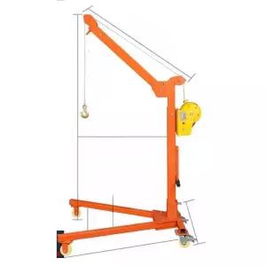 이동형 이동식 호이스트 리프팅 물류 기중기 전동