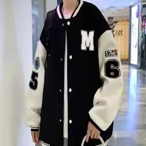 [하프클럽/]남성 M로고 배색 오버핏 항공점퍼 ON-JUA-QWE28BEB