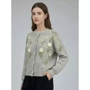 [휴드]레닐드 플라워 포인 가디건 2color_P414174782