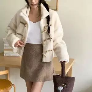 [다잇템] 여자 떡볶이 클래식 덤블 포근한 FW 자켓