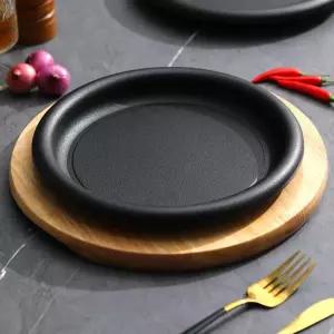 구이용돌판 미니철판 돌판 콘치즈 무쇠주물팬 스테이크판