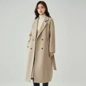 나우데이 루즈핏 누빔 롱코트_RE4HC018