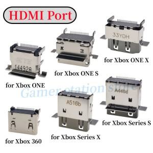 [호환품]1-5개  새 제품 Xbox One Slim /X 360 콘솔 HDMI 호환 포트 Series X/S 커넥터 소켓 잭