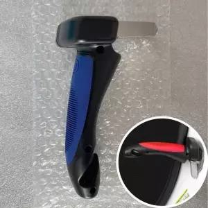 차량 승하차 보조 손잡이 다용도 탈출망치 차 유리 파손 방지 (WFJ6DKL)