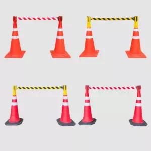 라바콘 차단 벨트 주차 출입 금지 간편 설치 시인성