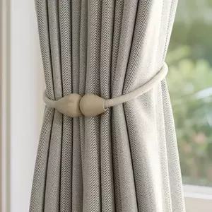 말이 버클 클립 밴드 고리 고정 커텐 커튼 2개 장만A795 줄 자석식