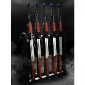 비비탄총 거치대 3단 장식장 보관함 권총꽂이 진열대