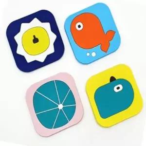 컵받침 코스터 주방용 논슬립 디자인컵받침 원형 물건 정리 소품 (WFK6LFE)