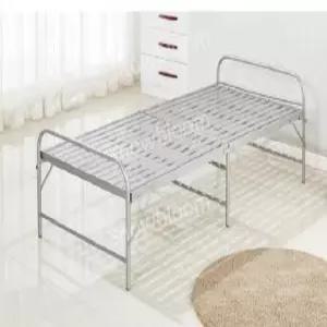 스텐 싱글 프레임 사무실 침대 스테인레스 철제