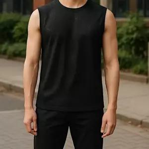 남성 메쉬 민소매 냉감 쿨 나시티 스포츠 운동 헬스 이너 나시 (WFJ6G13)