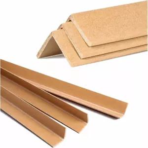 100팩 골판지 스트랩 소포 밴딩 코너 가장자리 보호대 강화 V-보드 정기용 모서리(배송용 100 x 4 0.4 cm