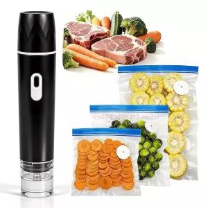 진공포장 미니 에어 펌프 USB 휴대용 진공 밀봉 60Kpa 건식습식 가정용 밀봉기