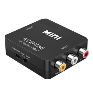 hdmitohdmi RCA to HDMI AV 컨버터 1080P 미니 CVBS 비디오 오디오 어댑터 PAL NTSC TV PC PS3 STB Xbox VHS용