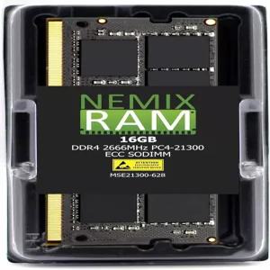 네믹스 램 16GB (1X16GB) DDR4 2666MHZ PC4-21300 2Rx8 1.2V CL19 260핀 ECC 언버퍼링 SODIMM 워크스테이션