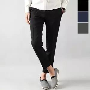 남성 9부 슬랙스 출퇴근룩 남성바지 (WFK82P4)