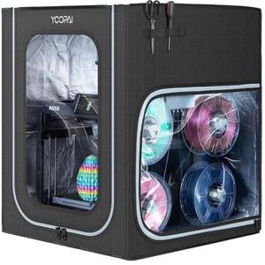 AD5X/AD5M 3D 프린터용 LED 조명이 있는 YOOPAI 프린터 인클로저, 프리미엄 방진 텐트 일정 온도 보호 커버