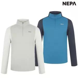 네파7J15403 남성 봄 여름 ECO 블럭형 긴팔 집업티셔츠 기존가 109.22354812052095751