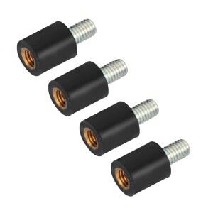 VERBANA FPV 드론 M3 비행 컨트롤러 방진 고정 나사 댐퍼 / F3 F4 F405 레이싱 예비 부품용 장착 하드웨어 스페이서 키트 색상: 20개