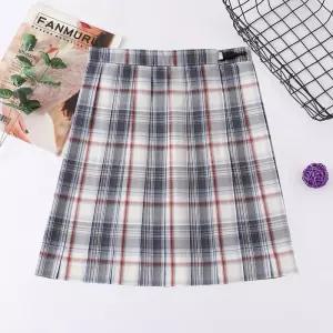 아이보리그레이 체크패턴 교복치마(기장선택) 교복