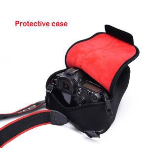 벨벳 네오프렌 보호 케이스 카메라 가방 캐논 EOS 850D 760D 77D SL3 SL2 200DII T7i T6 T5 파우치