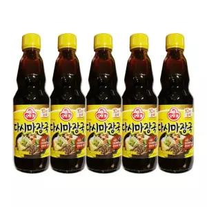 오뚜기 다시마장국 360ml 5개 다시마 장조림 잡채