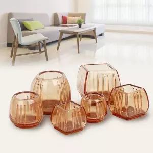 투명캡 식탁의자커버 발커버 다리 소음방지 발캡 패드 식탁의자커버