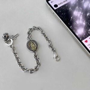 과달루페성모상팔찌 은 가톨릭 천주교성물 단일상품 묵주 십자가