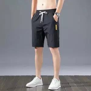 남성 반바지팬츠 스트릿 패치 허리밴딩 5부 3컬러 반바지 팬츠 (WFJSNTZ)