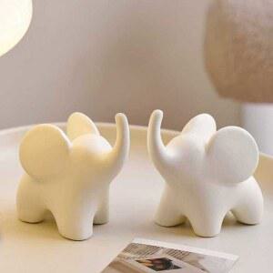 행운의 코끼리 코끼리상 장식품 조형물 조각상 공예품