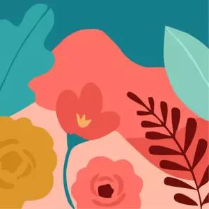 [하모니아트]DIY 유화그리기 그림그리기 세트 20x20 꽃의 노래2