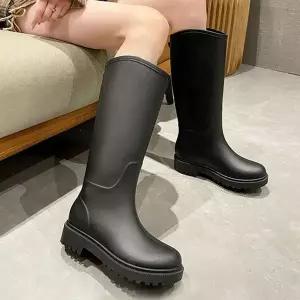 여성 미들 장화 롱 데일리레인부츠 WFGS82E