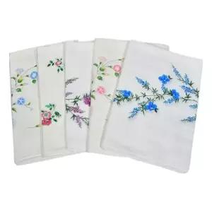 직사각형 이중 죽순 롱 가제 나염 수건 - 낱개판매 손수건 롱손수건