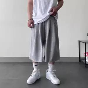 7부반바지 키링가능 더블핀턱반바지 여름버뮤다 투턱버뮤다팬츠 4color