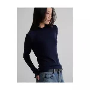 [국내매장정품] 에잇세컨즈 8SECONDS 소프트 터틀넥 긴소매 티셔츠 - 네이비 356141WM1R 175401