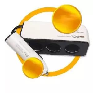 자동차 3구 시가잭 소켓 멀티 충전기 USB