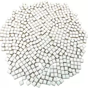 500PCS / 1.1LB 정사각형 세라믹 모자이크 타일 0.4 x 0.4인치 수제 제작 DIY 아트 및 홈 장식용