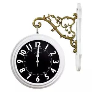 GB2306 교육용 양면 벽시계 화이트 블랙 제조한국 양면시계 인테리어시계 벽시계 유아동시계 교육용시계