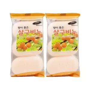 향이 좋은 살구비누 90g 6개입 미용 세안 때 손 소프 보습 청결 목욕탕 모텔