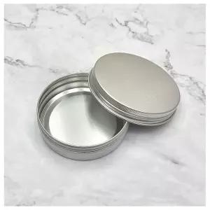 알루미늄 원형 공병 100g 크림용기 화장품공병 원형틴케이스