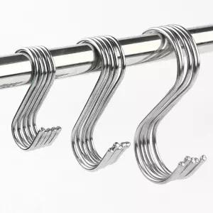 S자고리 410스테인레스 후크 캠핑고리 소형 중형 대형 S자고리 에스자고리