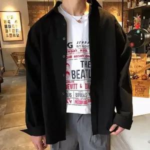 오버핏 남자남방 캐주얼남방 남성셔츠 와이셔츠 화이트 (WFJSP42)