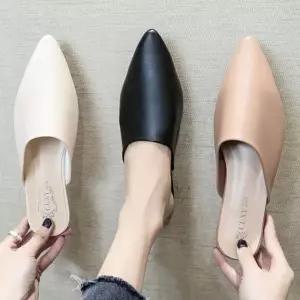 블로퍼 슬리퍼 단화 스틸레토 물 무지 여성단화 LT-1 (WFJSPAV)