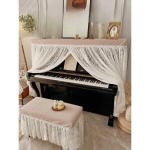 피아노커버 더스트 레이스 린넨 의자덮개 자수 디자인의 아메리칸 패브릭