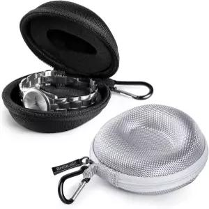 남성과 여성 위한 BHSKJ 여행용 케이스 - 휴대용 싱글 워치 보관함 손목시계 스마트 정리함 여행에 도움이