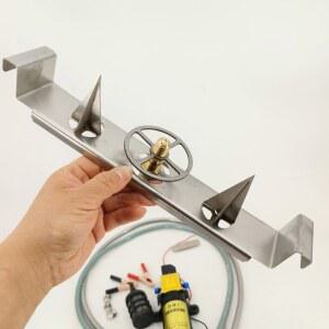 12V 병세척기 12AH 불순물 듀얼펌프 페트병 물병 더블 20고출력 헹굼 받침대 철판 세병기 씻는 세척기 병 싱글펌프