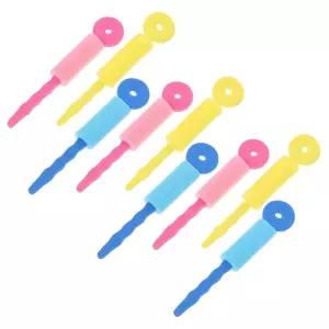 Beatifufu 9pcs 나선형 컬링 언 롤러 - 긴 머리와 짧은 머리 퍼밍 새틴 폼 스펀지