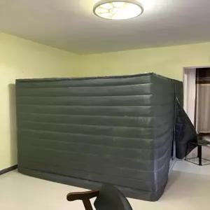 녹음 방송 촬영 소형 박스 보컬 이동식 접이식 부스 학원 휴대용 방음