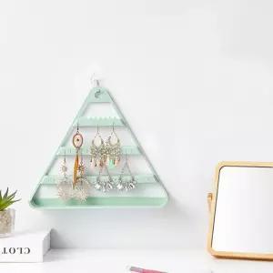 정리함 행거 보관함 악세사리진열대 목 귀걸이 3단 액세서리진열대 그린