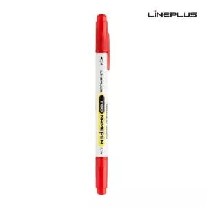 12개입 네임펜 투네임펜 1다스 빨강색 (WFJ7HRI)